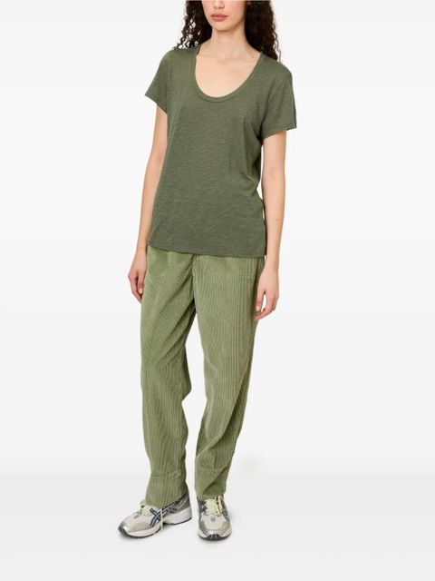 American Vintage Jacksonville short-sleeves scoop-neck T-shirt - Green - zdjęcie produktu nr 2