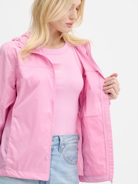 Tommy Jeans kurtka kolor różowy przejściowa DW0DW21188