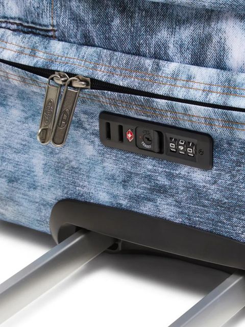 Diesel x Eastpak denim-effect wheeled trolley - Blue