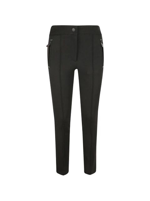 Moncler Grenoble pintuck-embellished trousers - Black - zdjęcie produktu nr 1