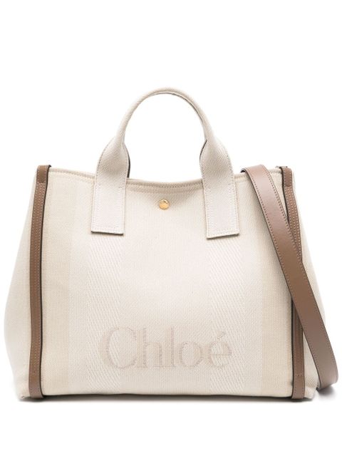 Chloé large Carry tote bag - Neutrals - zdjęcie produktu nr 1