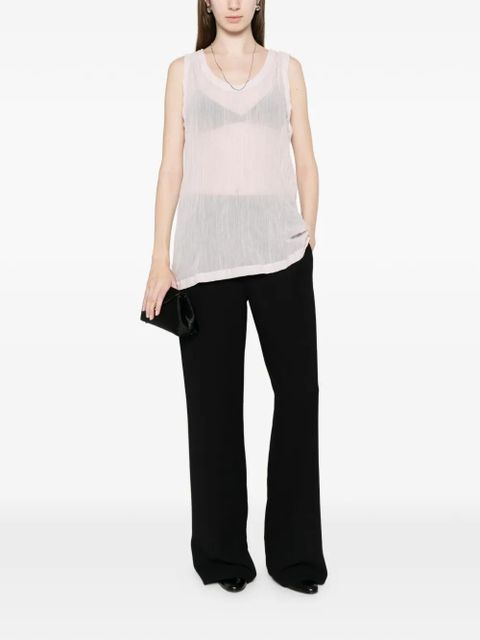 TOTEME crinkled gauze tank top - Pink - zdjęcie produktu nr 2