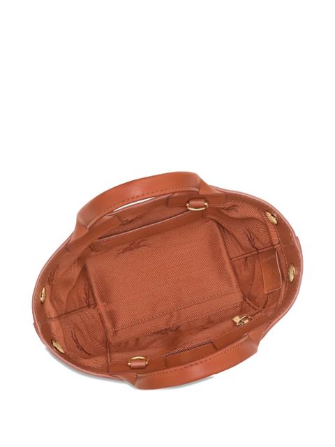 Longchamp mini XS Le Roseau handbag - Brown