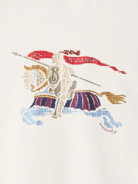 Burberry crystal-embellished T-shirt - White - zdjęcie produktu nr 2