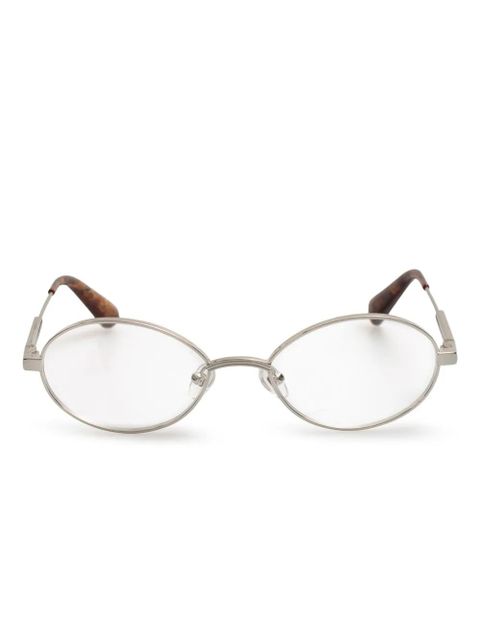 Jacquemus oval-frame glasses - Silver - zdjęcie produktu nr 1
