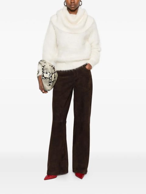 TOTEME funnel-neck sweater - White - zdjęcie produktu nr 2