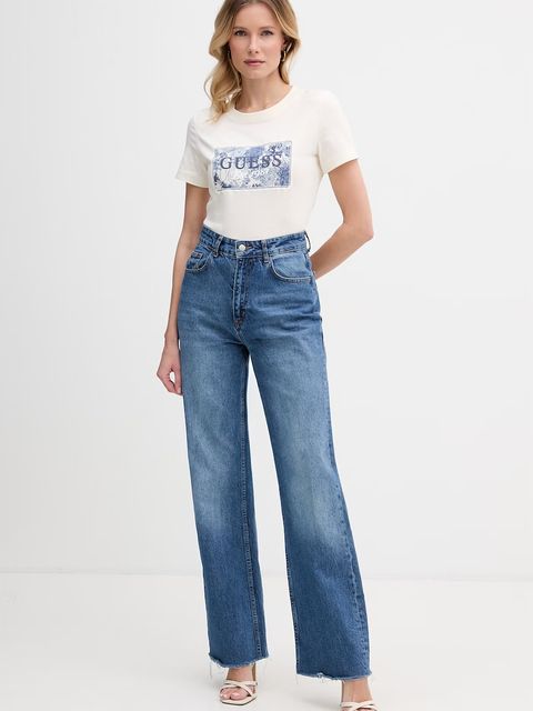 Guess t-shirt damski bawełniany - zdjęcie produktu nr 1