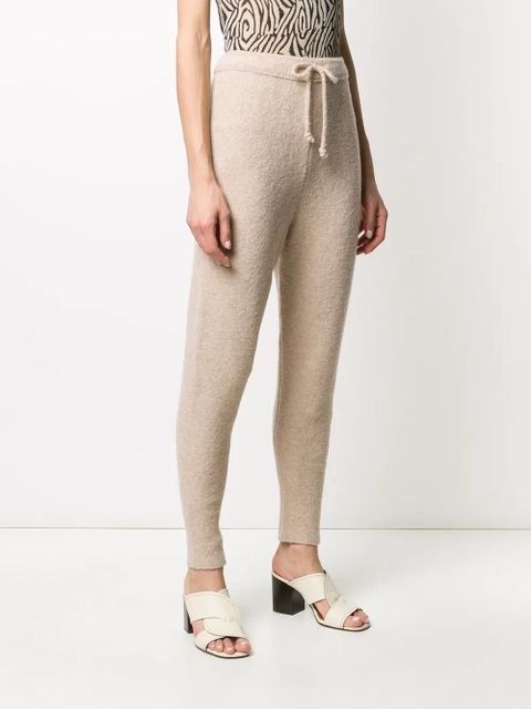 Nanushka Coba knit track pants - Neutrals