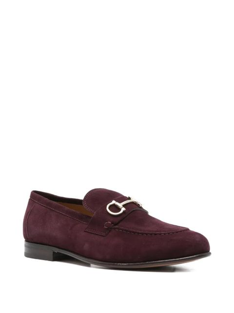 Ferragamo Gancini loafers - Red