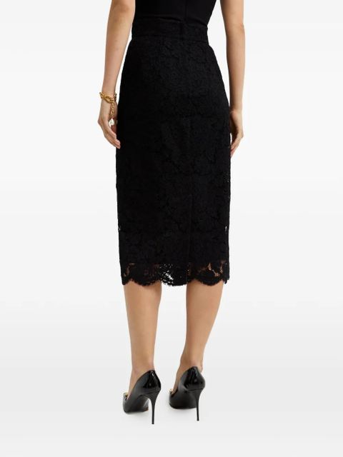 Dolce & Gabbana lace midi skirt - Black