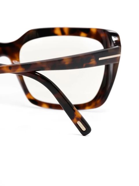 TOM FORD Eyewear square-frame glasses - Brown