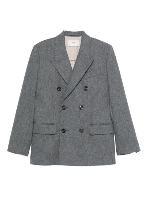 AMI Paris wool blazer - Grey