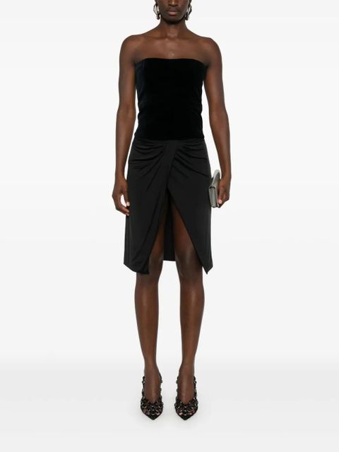 TOM FORD cotton velvet corset - Blue - zdjęcie produktu nr 2