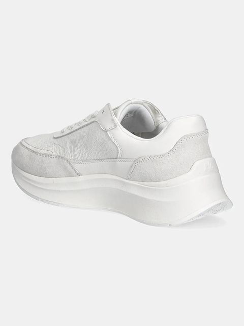 Lauren Ralph Lauren sneakersy skórzane Franky damskie kolor biały 802969384001