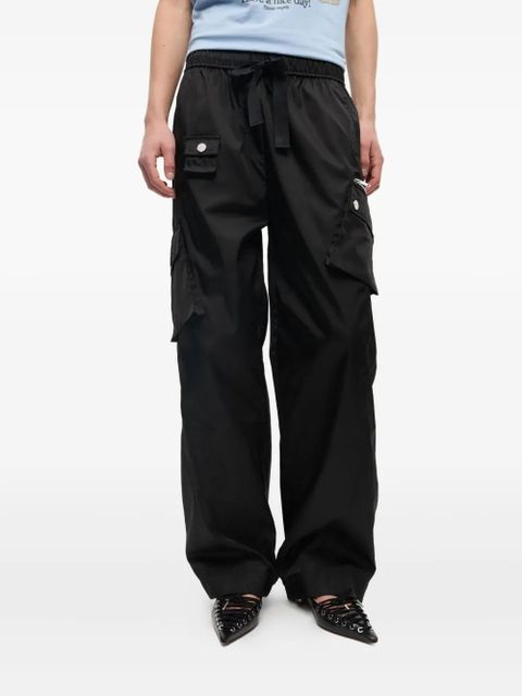 GANNI drawstring trousers - Black