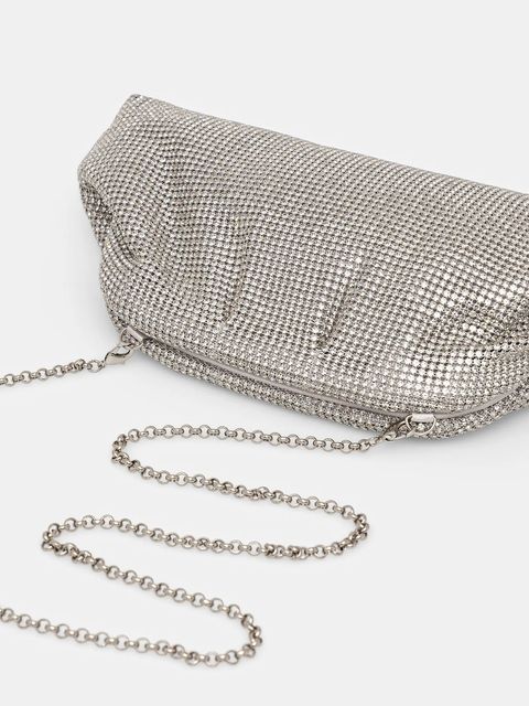 Luisa Spagnoli kopertówka kolor srebrny 542569