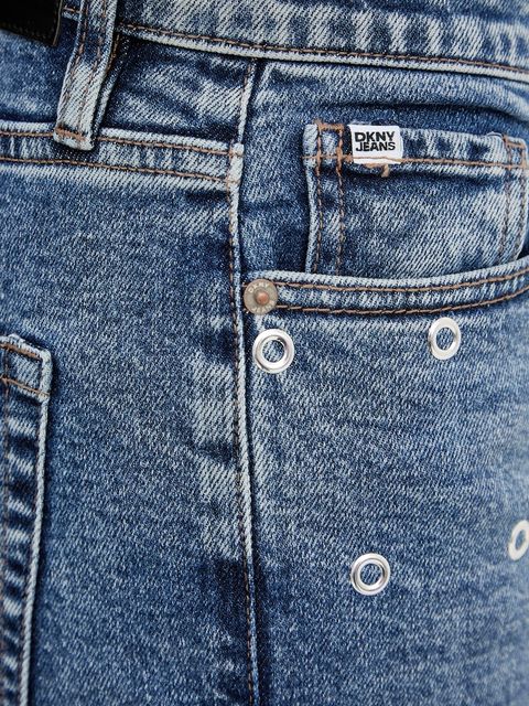 Dkny jeansy damskie medium waist DJ6B4196