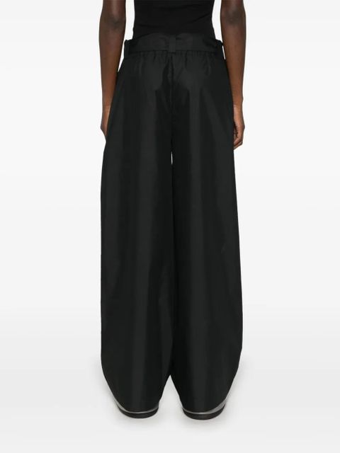 Moncler tied-waist trousers - Black