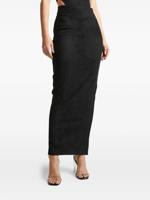 Manière De Voir high-waisted midaxi skirt - Black