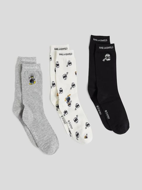 Karl Lagerfeld skarpetki KL X DISNEY 3-pack damskie kolor multicolor A3W47051 - zdjęcie produktu nr 2