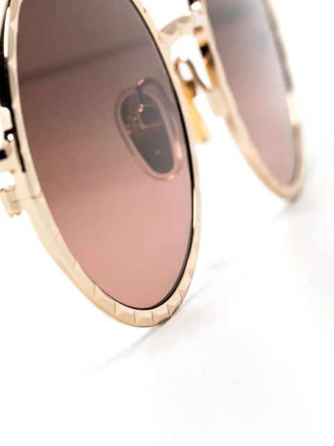 Chloé Eyewear round-frame sunglasses - Gold