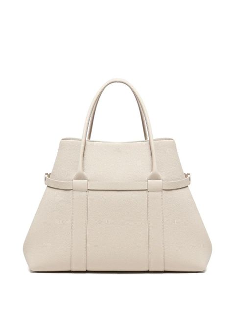 Loro Piana Ghiera calfskin-leather shopper bag - Neutrals