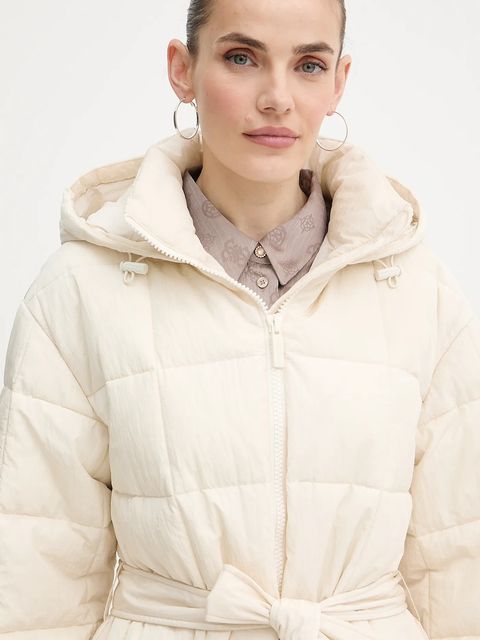 Armani Exchange kurtka kolor beżowy zimowa XW000649 AF16207