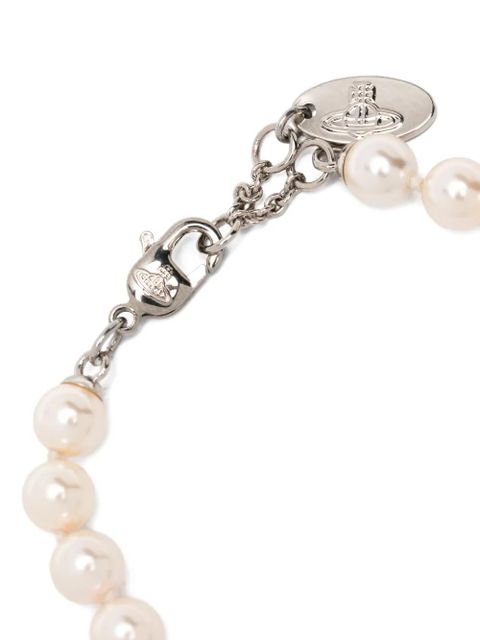 Vivienne Westwood crystal-embellishment bracelet - White