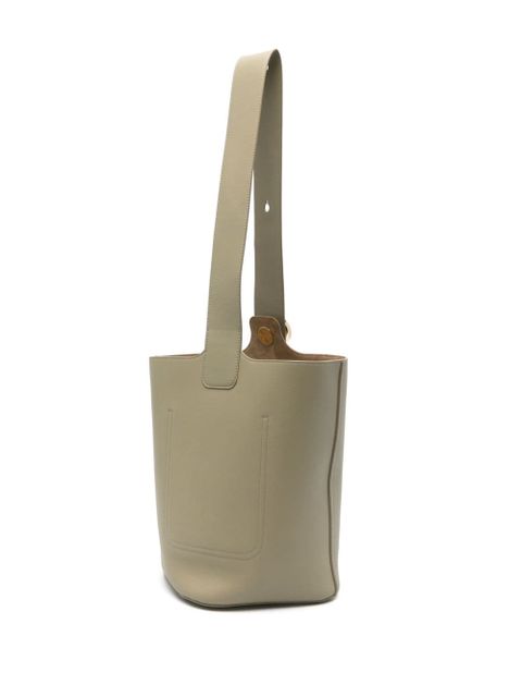 LOEWE medium Pebble bucket bag - Green