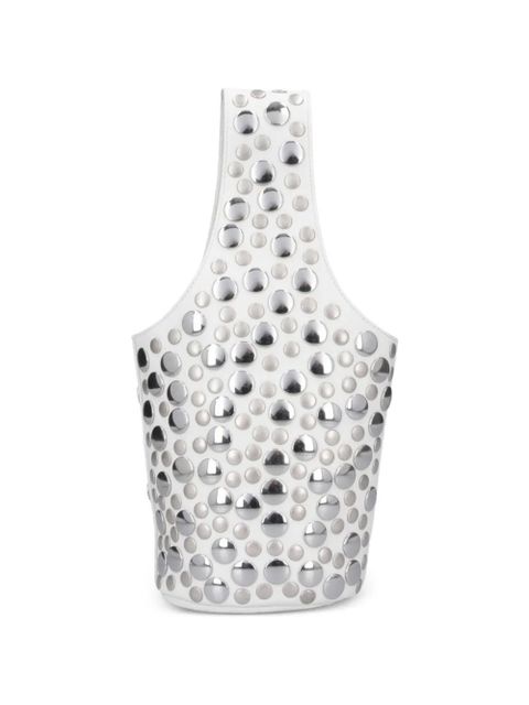 KHAITE Livia stud-embellishment tote bag - White - zdjęcie produktu nr 1