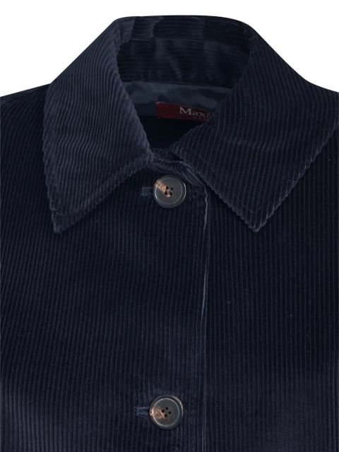 Max Mara buttoned corduroy shirt - Blue