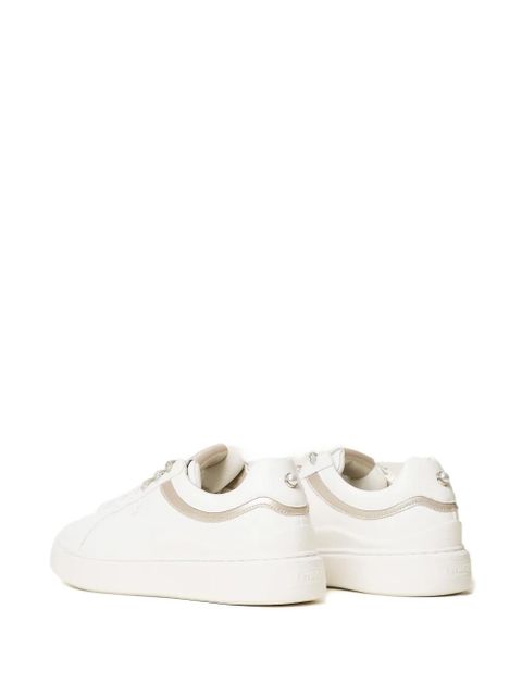 TWINSET leather sneakers - White