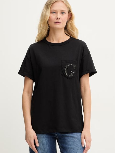 Guess t-shirt damski bawełniany - zdjęcie produktu nr 2
