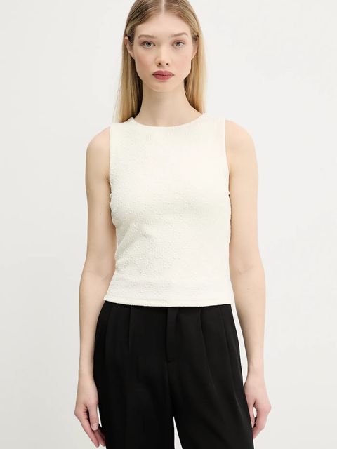 HUGO top kolor beżowy 50542420 - zdjęcie produktu nr 1