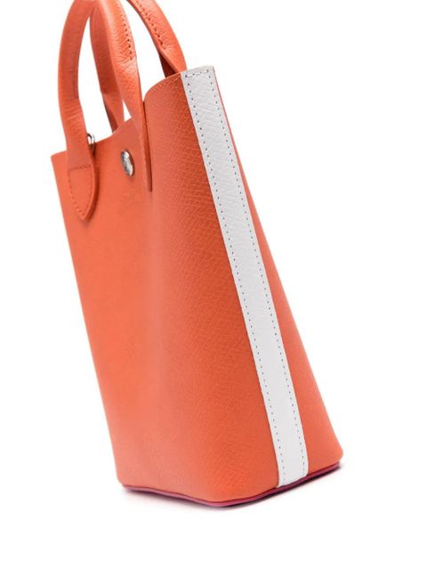 Longchamp Épure XS leather tote bag - Orange