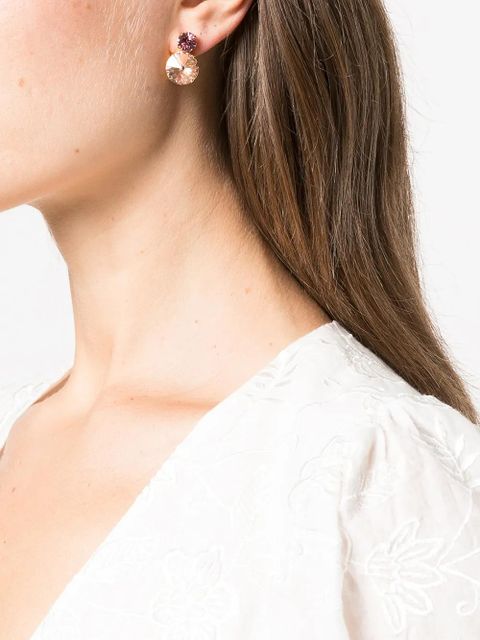 Jennifer Behr Myrla crystal-embellished earring - Gold - zdjęcie produktu nr 2