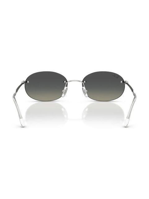 Ray-Ban okulary przeciwsłoneczne kolor srebrny 0RB3767