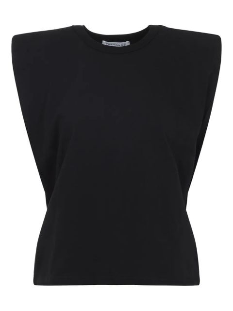 The Frankie Shop padded T-shirt - Black - zdjęcie produktu nr 1