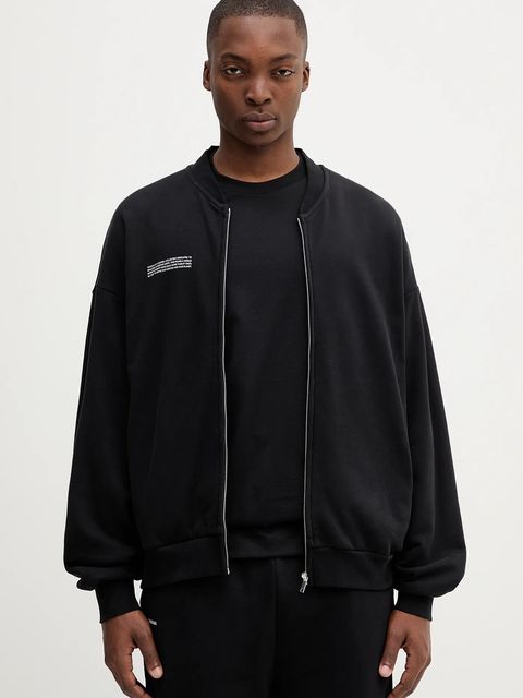 Pangaia kurtka Midweight Bomber Jacket kolor czarny przejściowa 10002360 - zdjęcie produktu nr 2