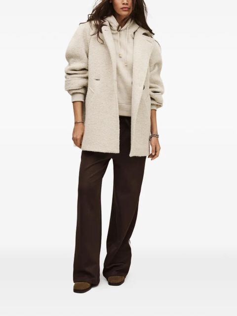 Ba&Sh Olsom herringbone-pattern coat - Neutrals