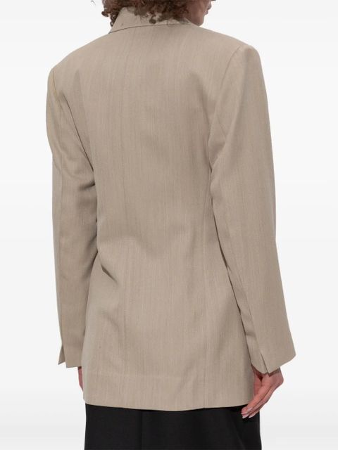 Victoria Beckham tied waist blazer - Neutrals