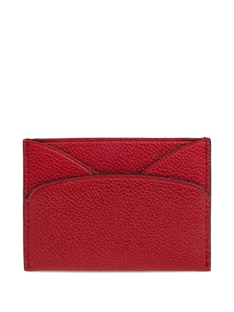 Tory Burch Romy leather card holder - Red