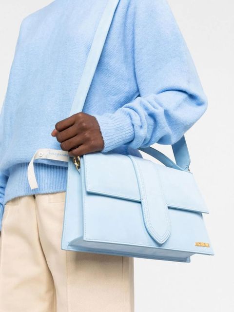 Jacquemus Le Bambinou leather tote bag - Blue
