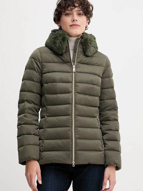 Geox kurtka puchowa BETTANIE kolor zielony zimowa W5626T T3122 - zdjęcie produktu nr 1