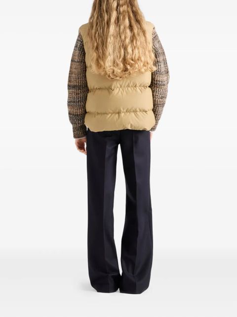 Prada down padded vest - Neutrals - zdjęcie produktu nr 2