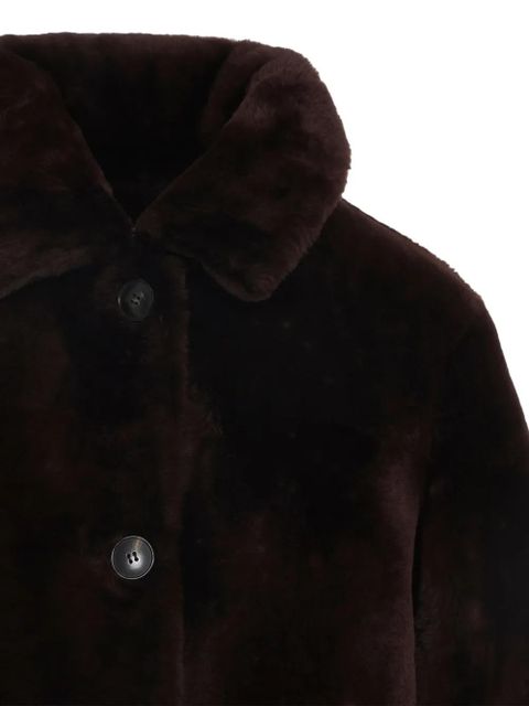 Yves Salomon faux-fur jacket - Brown