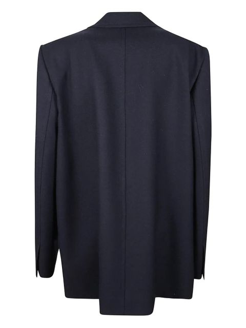 Jil Sander notched lapel coat - Blue - zdjęcie produktu nr 2