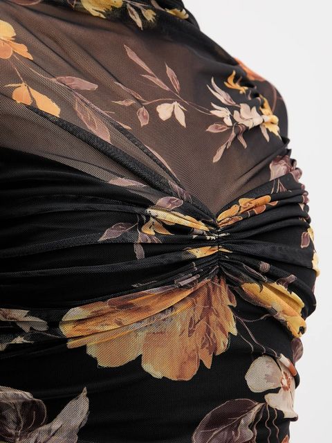 Bardot bluzka damska kolor czarny wzorzysta 60047TB