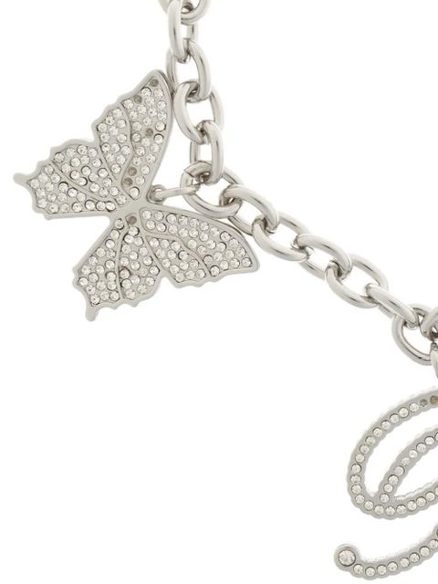 Blumarine butterfly rose charm bracelet - Silver