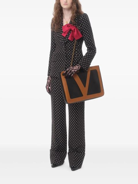 Valentino Garavani Supergran Plusdepois-print trousers - Black